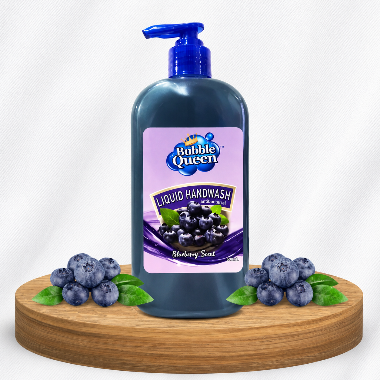 Bubble Queen Antibacterial Liquid Handsoap – Blueberry